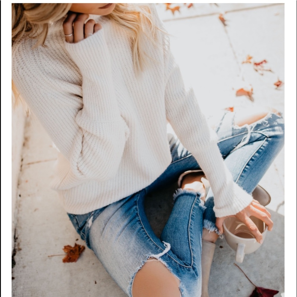 🖤HP🖤 MIRANDA Ribbed Sweater - Picture 7 of 8